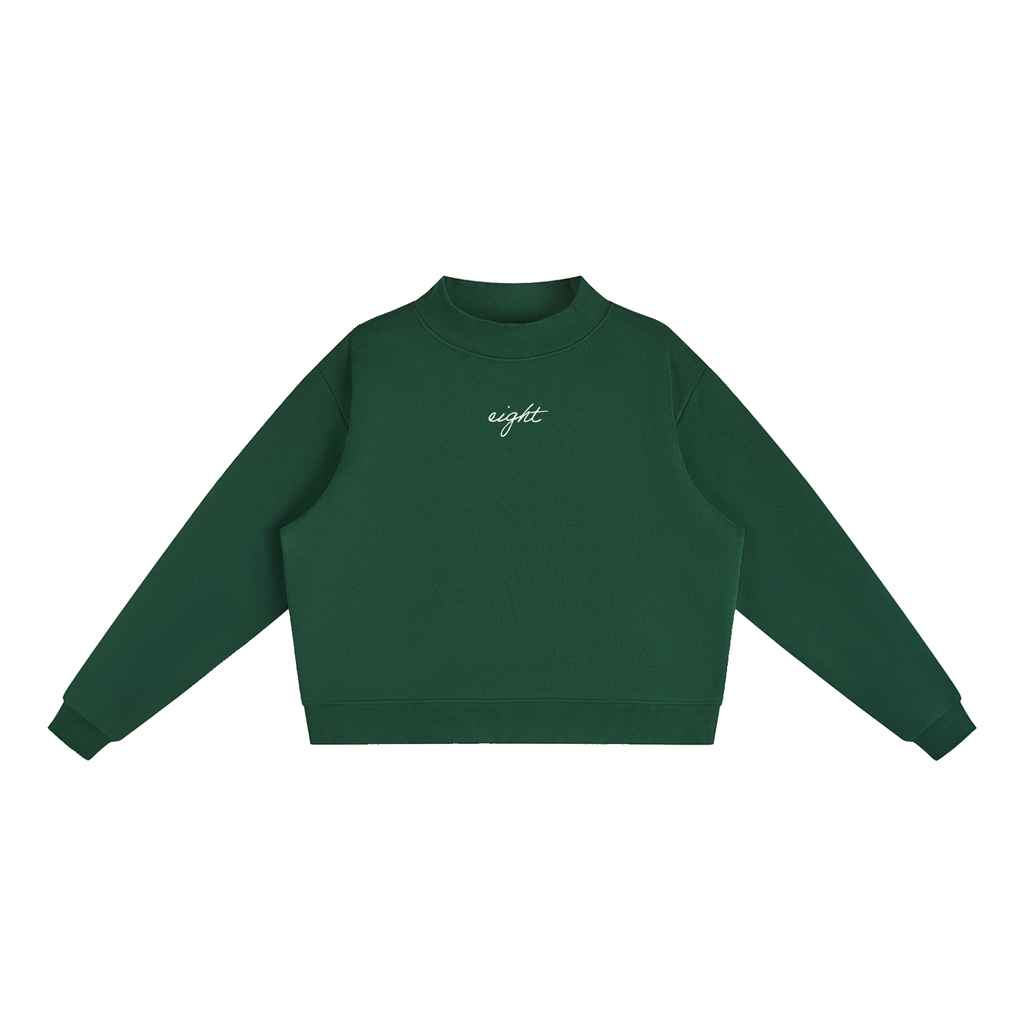 WOMEN MOCK-NECK CREW SWEATSHIRT 001