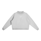 WOMEN MOCK-NECK CREW SWEATSHIRT 001