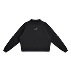 WOMEN MOCK-NECK CREW SWEATSHIRT 001