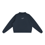 WOMEN MOCK-NECK CREW SWEATSHIRT 001