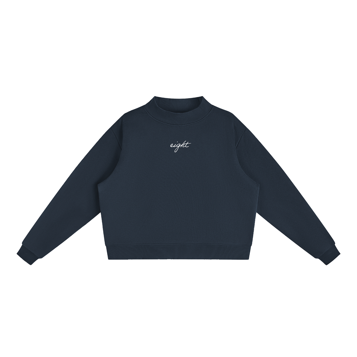 WOMEN MOCK-NECK CREW SWEATSHIRT 001